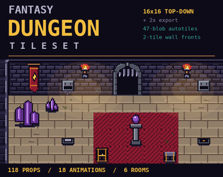 Fantasy Dungeon Tileset cover